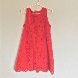 Size 5 red lace dress